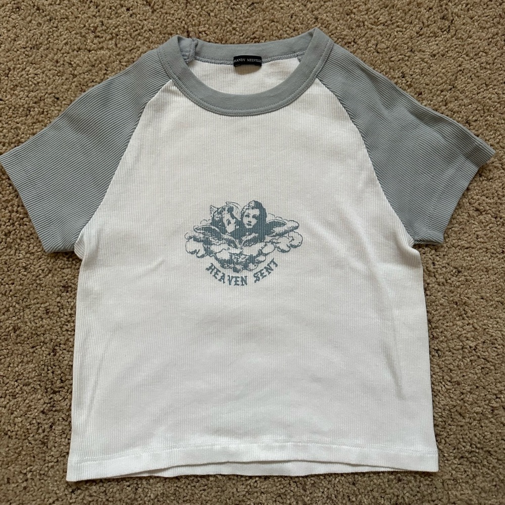 Brandy Melville Cropped Short sleeve